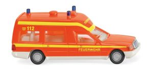 WIK060701 - Véhicule de Pompier - Mercedes-Benz Ambulance de couleur Orange Fluo