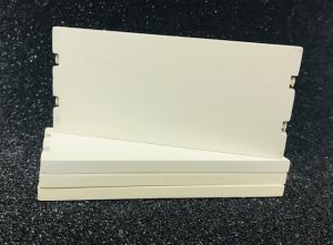 YCC604-8 - Set de 4 Plaques de roulage de couleur Blanche Dimensions : 11 x 5 cm