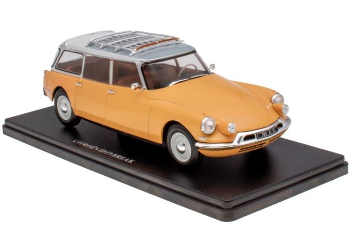 ミニカー CITROEN ID 19 BREAK 1958 Voiture de 1958 couleur jaune – CITROEN ID19 break | Marketoy