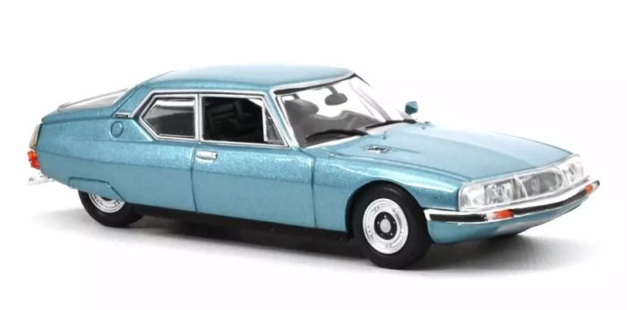 Miniature CITROEN SM Bleue 1971 - NOREV 1/43 - Collection Neuve Sous Blister
