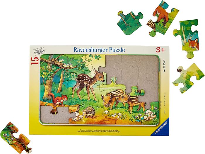 Puzzle cadre 15 pièces : Animaux d'Afrique - Ravensburger - Rue des Puzzles Puzzle cadre 15 pièces : Animaux d'Afrique - Ravensburger - Rue des Puzzles