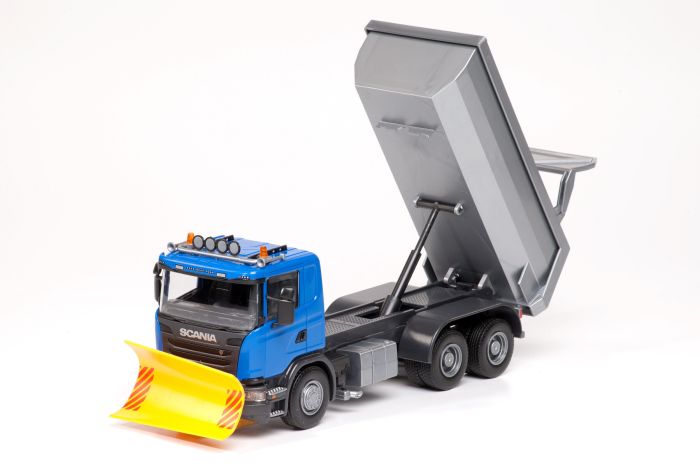 Camion Orange EMEK Scania G 6x4 Avec Lame Déneigeuse – Échelle 1/25