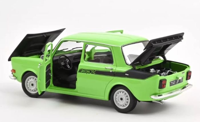 Norev Simca 1000 Rallye 2 SRT 1973 58 Vert Acide 1/18