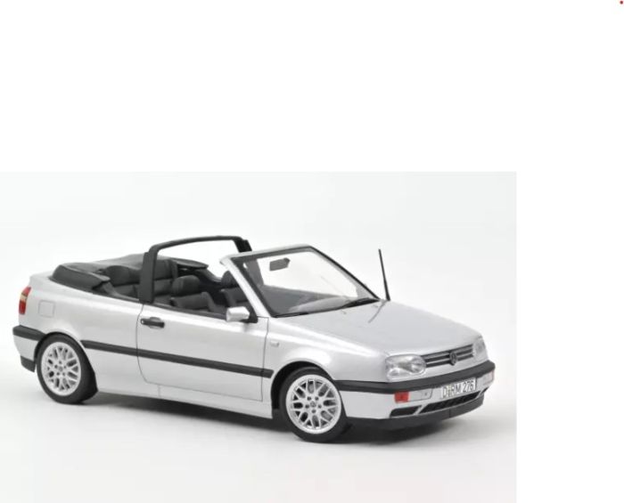 Miniature NOREV Volkswagen 1303 Cabriolet - 1973 - Argent - Échelle 1/18