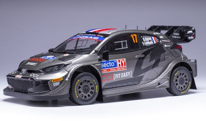 Miniature Voiture du rallye de Finlande 2024 pilotée par Sebastien