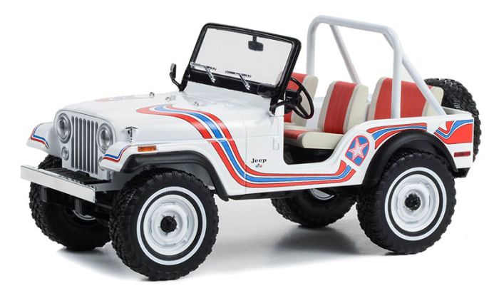 Miniature JEEP CJ-7 1976 du film ACE VENTURA GREENLIGHT GREEN19115