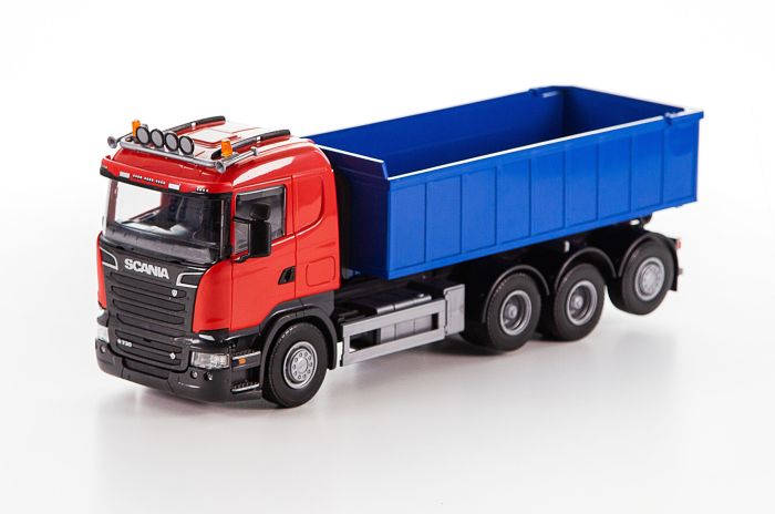 EMEK - Camion de couleur bleu – SCANIA R 730 8x4 - 1/25
