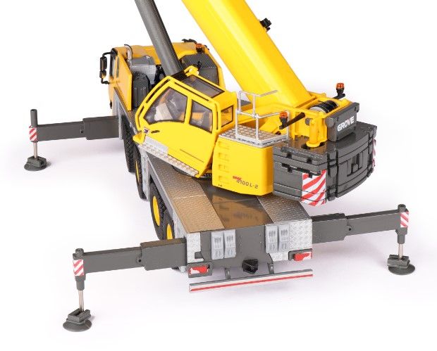 Grue Conrad Grove GMK 4100L-2 Au 1/50 – Modèle Réduit Métal Et Plastique – CON2124/0