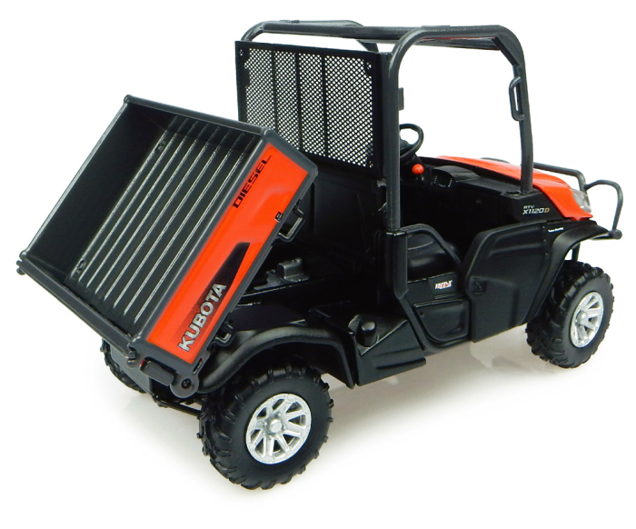 Quad KUBOTA RTV X1120D avec plateau basculant avec une échelle de 1/32