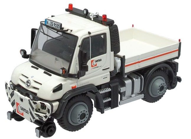 MERCEDES BENZ UNIMOG U 430 à Plateau Blanc 1:50 Neuf Emballage Scellé NZG EUR 95,28 - FR