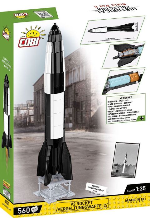 Fusée V2 – arme de représaiile-2 – 560 Pièces | Collect World