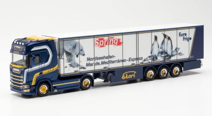 Camion avec semi remorque 3 essieux ASG – SCANIA 142 4x2