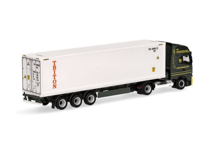 IVECO S-Way LNG 4x2 Avec Remorque Porte Container 3 Essieux Hh Bode