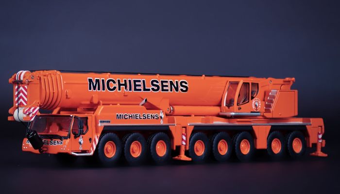 Grue LIEBHERR LTM 1450-8.1 8 Essieux - IMC MODELS - Échelle 1/87 - Jaune - IMC31-0134