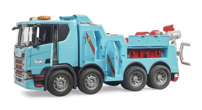 Aragallant Ensemble de Dépanneuse Jouet - Inclut 3 Véhicules, 12 Panneaux de Signalisation, 1:16 Camion Dépanneuse Jouet pour Enfant avec Lumière et Son, Transporteur Voiture, Camion Cadeau Enfant