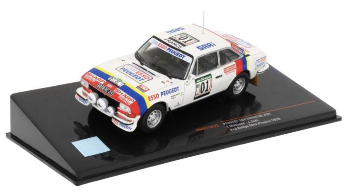 Miniature PEUGEOT 504 COUPE V6 1 T.MAKINEN / J.TODT RALLYE W... 1/43