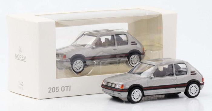 Norev Peugeot 205 Police 1992 1/43 - Hachette - Miniature Occasion Boîte