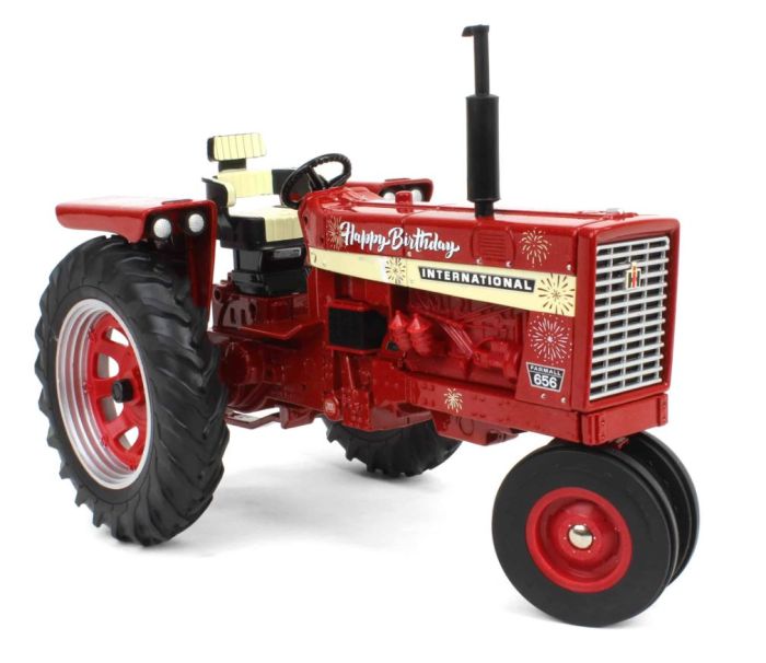 Lot De 4 Mini Tracteurs Agricoles Jouets - 12-17 Cm, Alliage Durable, Décoration De Gâteau Anniversaire