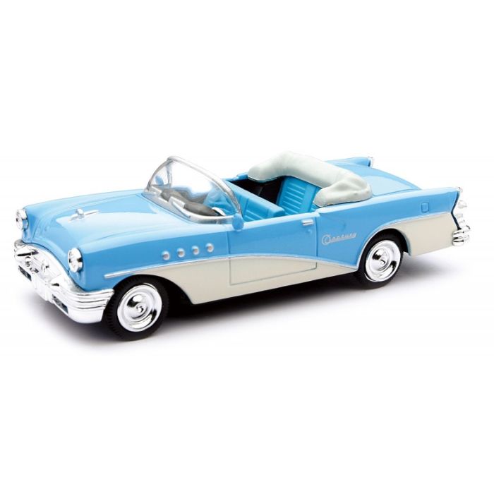 Miniature Buick Century Cabriolet 1955 – 1/18 – MIRA – Bleu