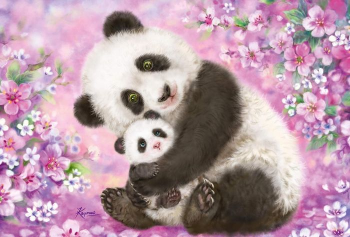Jouet Puzzle Panda Lama et Paresseux - 3x24 Pièces SCHMIDT