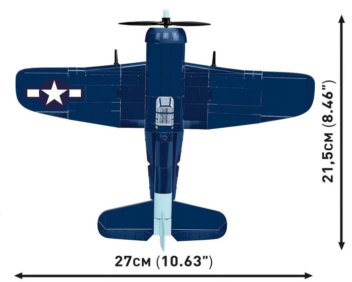 Jeu de construction – 235 pcs Grumman F6F Hellcat Marketoy