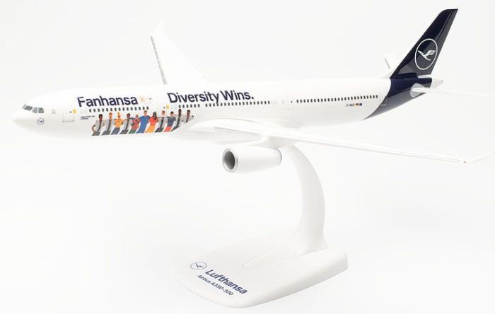 Herpa Maquette Avion Air France Airbus A330-200,echelle 1/200, Model, pièce de Collection, d'avion sans Support, Figurine Plastique