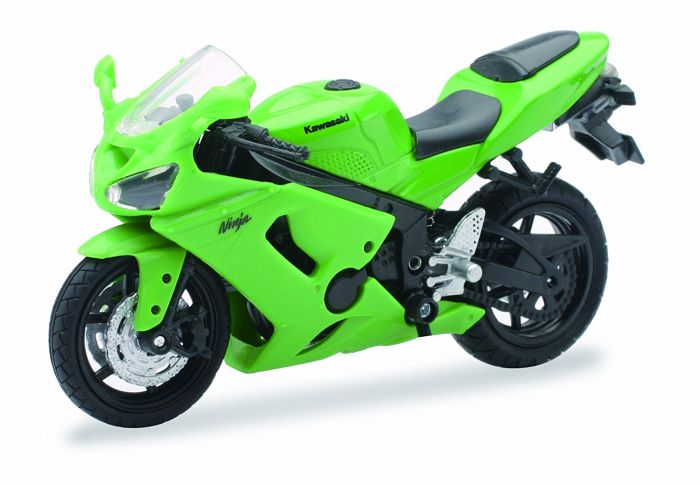Moto KAWASAKI Ninja ZX-6RR avec une échelle de 1/18 conçu