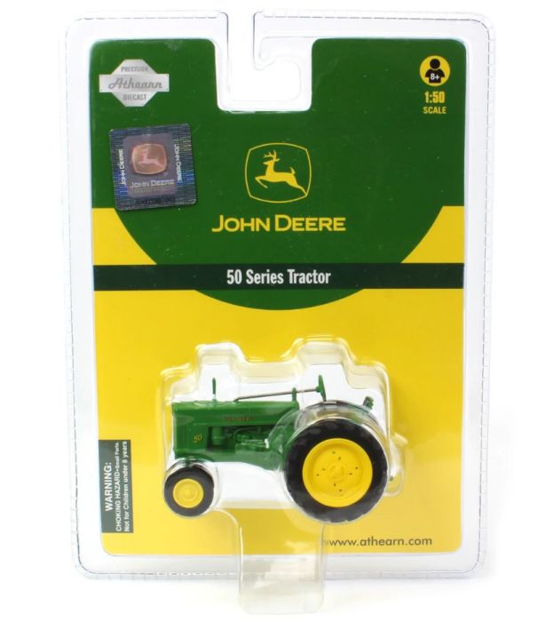 Tracteur JOHN DEERE Série 50 Miniature Athearn échelle 1/50 – Vert Métal/plastique ATH7751