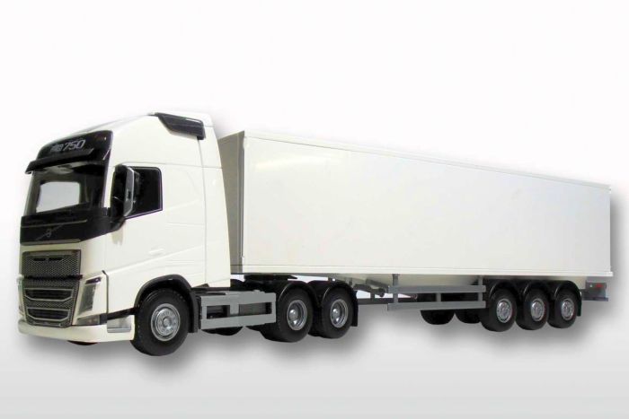 Volvo Nacoral 201 & 202 – Camion Bâché Avec Remorque – FB89 – 1/50 – Occasion