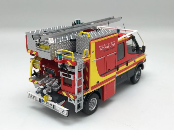 Miniature ELIGOR 1/43 – Iveco Daily Sécurité Civile Ambulance, NEUF