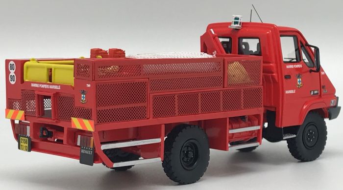 Camion Porte-auto Citroën TRACTION 1/43 Transformé Marins-Pompiers Marseille - Unique