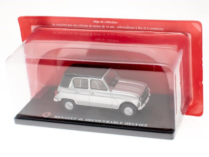 ODEON Miniature RENAULT 4 Clan Rouge - échelle 1/43 - Limitée à 504 Pièces