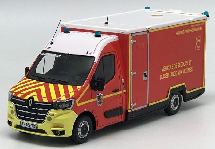 MVI Résine 1/43 - Renault Master B120 Pompiers Interventions Chimiques