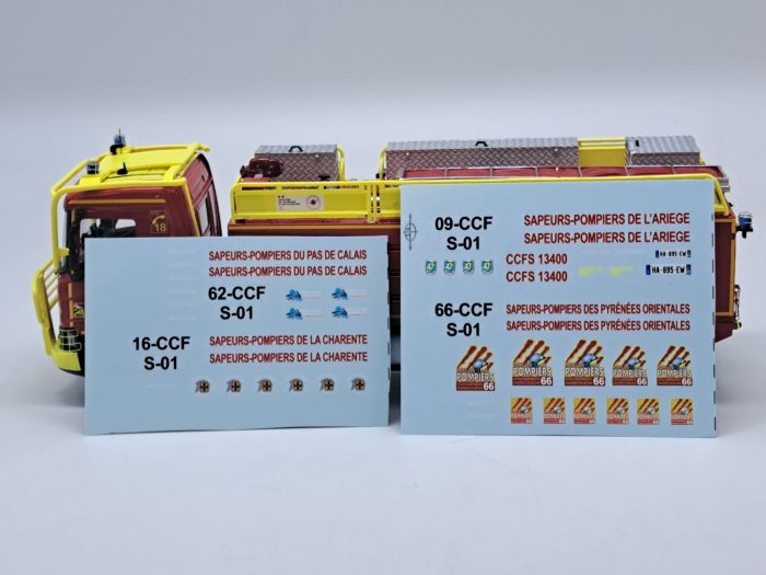 Alerte 1/43 - Véhicule Pompier SCANIA P450 - Tirage Limité à 300 Exemplaires - Résine