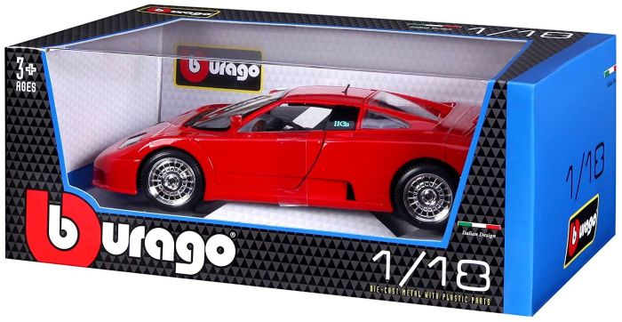 Miniature Norev 1/43 – Bugatti EB110 Rouge – Modèle De Production – Collection