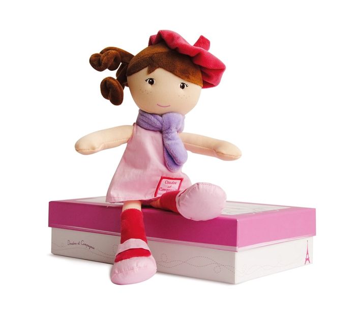 Poupee Camille de la gamme LES DEMOISELLES DE PARIS concu par DOUDOU ET COMPAGNIE sur Marketoy Marketoy