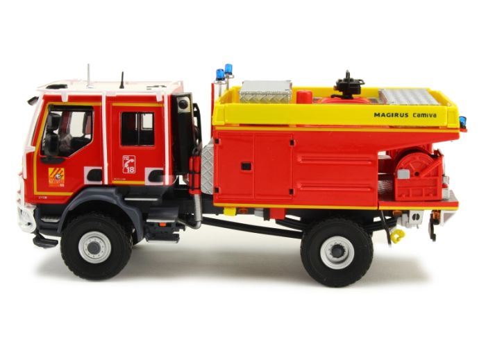 Fiat - Ducato Pompiers VSAB TIB 2014 - Modèle Presse - 1/43 - Autos Miniatures