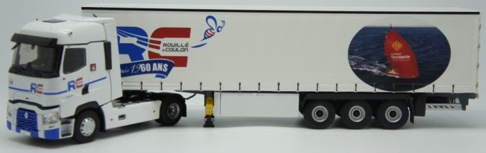 Camion ELIGOR 1/43 Renault T520 High 4x2 - Transport MAROT - Vert - Neuf