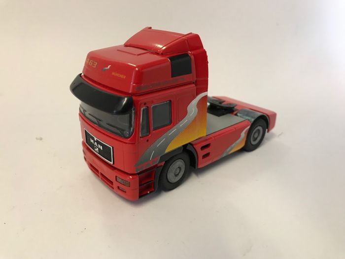 MAN F2000 Porte-engin - Conrad - Miniature 1/50 - Occasion