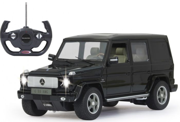 Voiture radiocommandee Mercedes G55 AMG de couleur noire Marketoy