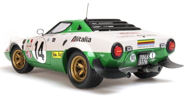 1975 - Lancia Stratos is a car produced from 1973 to 1975, pictured is the Lancia Stratos HF (driver Sandro Munari, navigator Marco Mannucci), which won the Monte Carlo Rally in 1975