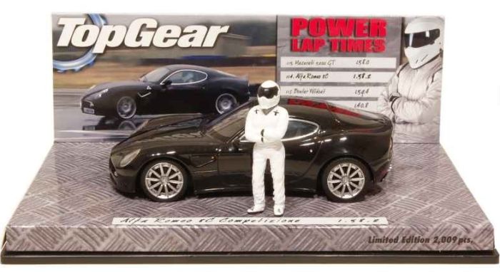 Minichamps 1:43 Alfa Romeo 8C Competizione – Modèle Top Gear Collection