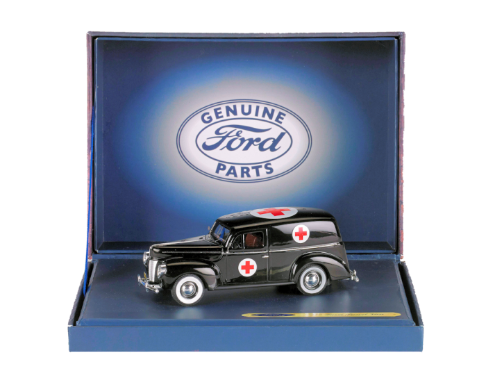 Camion-ambulance Ford ERTL 1950 - Véhicule vintage en métal