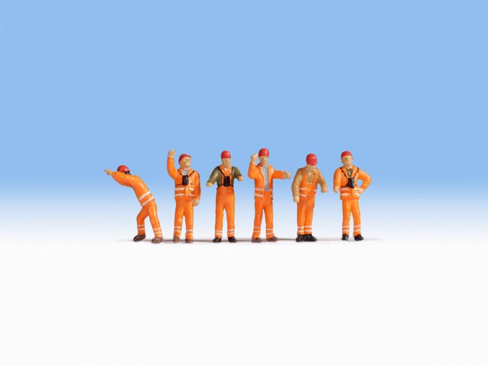 Noch 15223 Set 6 Figurine Voyageurs Avec Bagages Caractères Station Diorama H0