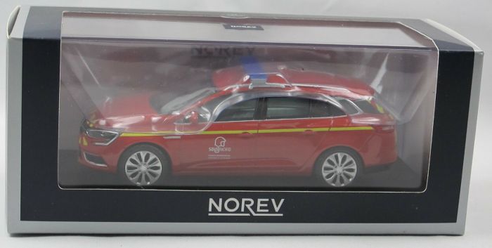 Miniature Norev Renault Megane Estate Pompiers 3 Pouces - Neuf Dans Sa Boîte