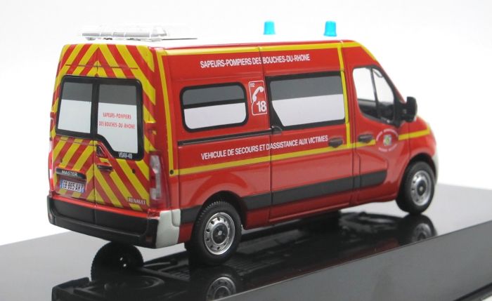 NOREV 518769 Scale 1/43 | RENAULT MASTER VAN SAPEURS POMPIERS VEHICULE DE SECOURS ET D