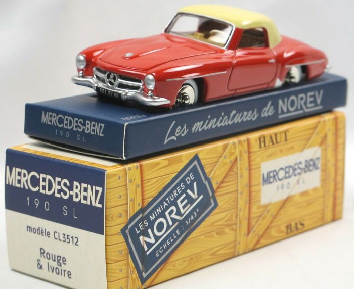 Les Miniatures De Norev Mercédes Benz W 196 Mod 55 Ref 12 1956 Boite D