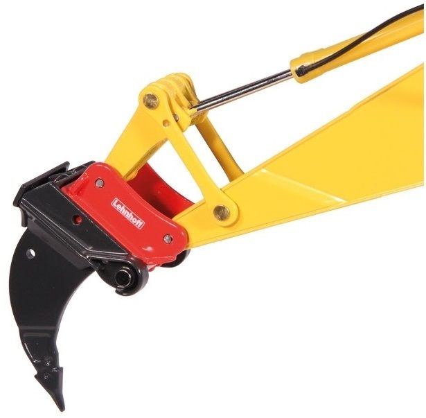 Miniature NZG - Pelle Sur Chenilles Komatsu PC1250 Avec Quick Coupler - 1/50