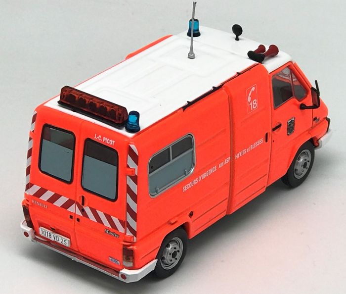 Renault Master T30 VSAB Pompiers ODEON – Miniature Neuve