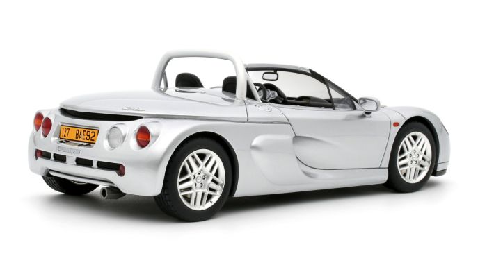 Miniature Voiture de 1999 couleur grise - RENAULT Spider Titan